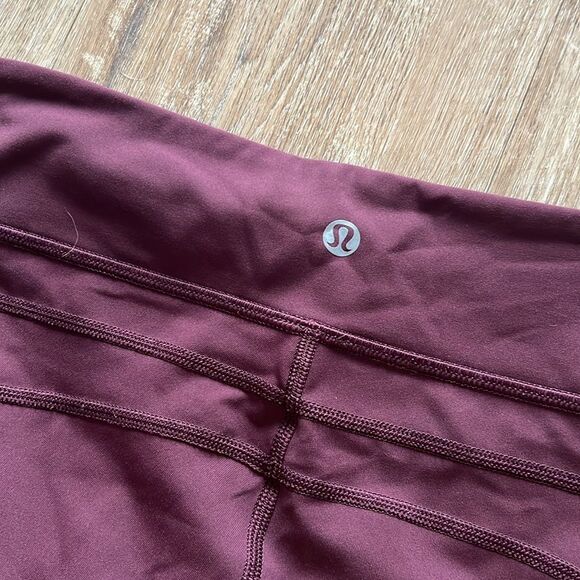 Lululemon • Sculpt It Crop Bordeaux Drama - Picture 6 of 8